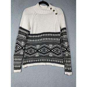 Christopher & Banks Women's Mock Neck Sweater Size M